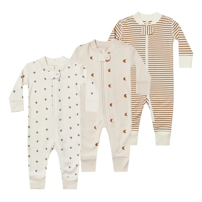 Custom Logo Infant Toddler Boys Spring Autumn zipper moon Cotton Jumpsuit Footie Romper Newborn Baby Girl Clothes, Photo showed and customized color
Custom Logo Infant Toddler Boys Spring Autumn zipper moon Cotton Jumpsuit Footie Romper Newborn Baby Girl Clothes, Photo showed and customized color