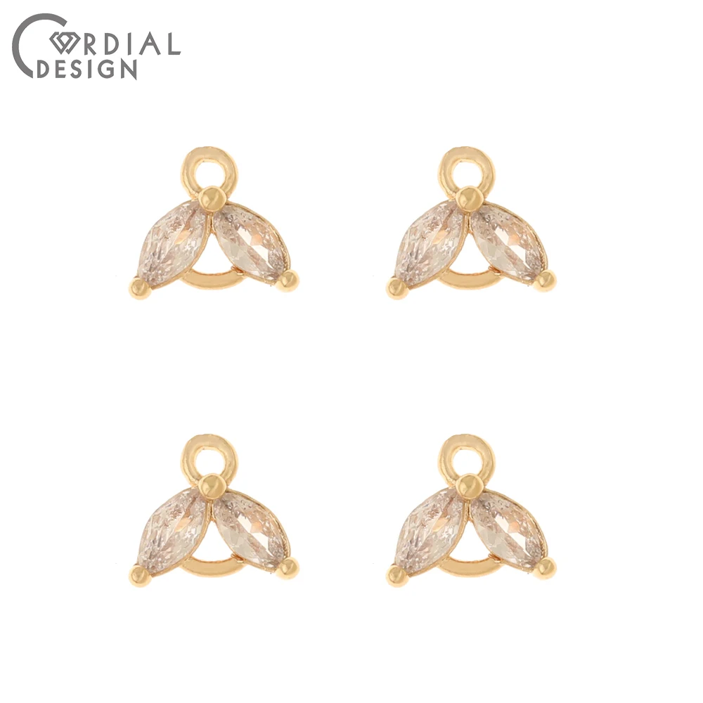 Jewelry Accessories Cordial Design 100Pcs 7*8MM Jewelry Findings & Components Hand Made CZ Connectors DIY Charms Earrings Making
Jewelry Accessories Cordial Design 100Pcs 7*8MM Jewelry Findings & Components Hand Made CZ Connectors DIY Charms Earrings Making