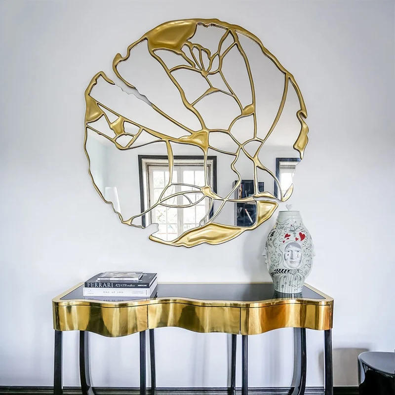 Contemporary Visonnaire Corridor Foyer Silver Mirror Living Room Upholstered Decorative Mirror Wall Mirror
Contemporary Visonnaire Corridor Foyer Silver Mirror Living Room Upholstered Decorative Mirror Wall Mirror