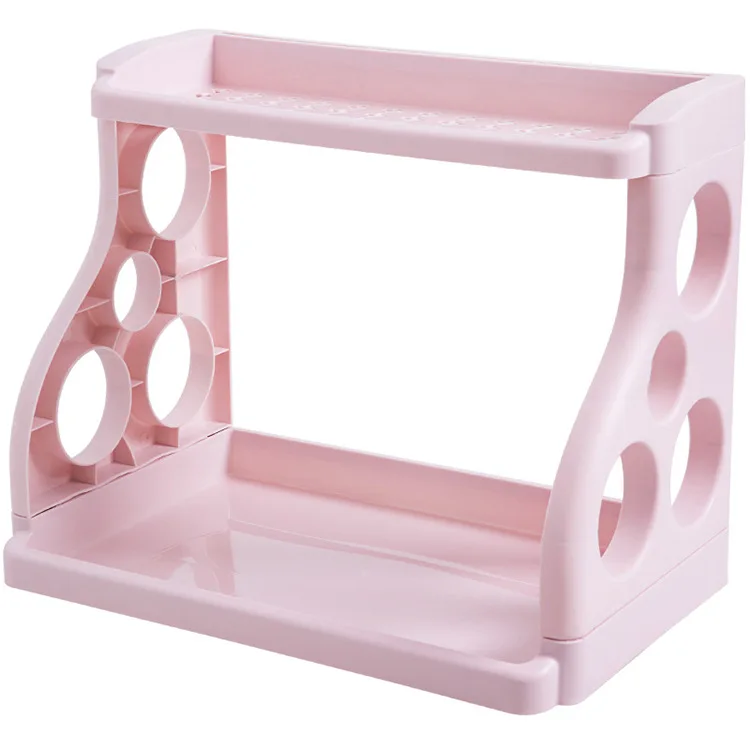Double Layer Kitchen Seasoning Rack Storage Shelf Landing Plastic Knife Holder, Gray, apricot, pink
Double Layer Kitchen Seasoning Rack Storage Shelf Landing Plastic Knife Holder, Gray, apricot, pink
