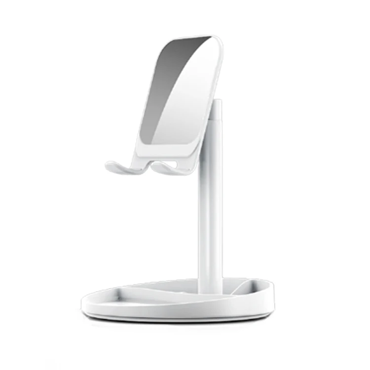 Multifunctional Adjustable With Makeup Mirror Desktop Mobile Stand Tablet Phone Holders, Black / white
Multifunctional Adjustable With Makeup Mirror Desktop Mobile Stand Tablet Phone Holders, Black / white