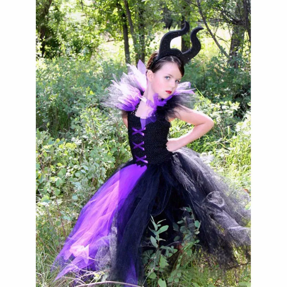 Halloween Cosplay Kids Costume Party Evil Queen Tutu Dress With Horns
Halloween Cosplay Kids Costume Party Evil Queen Tutu Dress With Horns