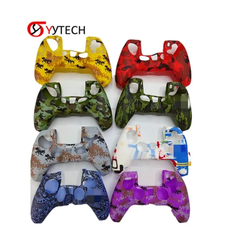 SYYTECH New PS5 Silicone Case Camouflage Controller skin Protective Shell Silicone Case For PS5 Video Game Accessories
SYYTECH New PS5 Silicone Case Camouflage Controller skin Protective Shell Silicone Case For PS5 Video Game Accessories