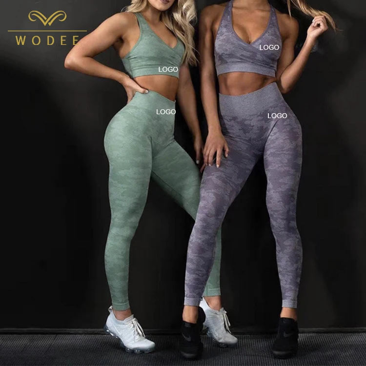 Custom sportswear camo bra leggings set outfits seamless gym wear women, 3 colors or custom
Custom sportswear camo bra leggings set outfits seamless gym wear women, 3 colors or custom