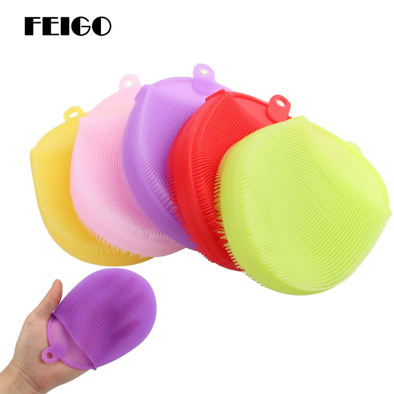 Silicone Dishwashing Brush Bath Brush Bath Massage Cleaning Brushes Kitchen Cleaning Tools
Silicone Dishwashing Brush Bath Brush Bath Massage Cleaning Brushes Kitchen Cleaning Tools