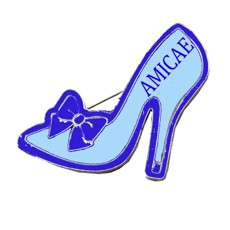 Topvesko New Custom Greek Sorority Blue and Light Blue Letters ZETA AMICAE High heel shoe Lapel Pin Brooch, Picture
Topvesko New Custom Greek Sorority Blue and Light Blue Letters ZETA AMICAE High heel shoe Lapel Pin Brooch, Picture