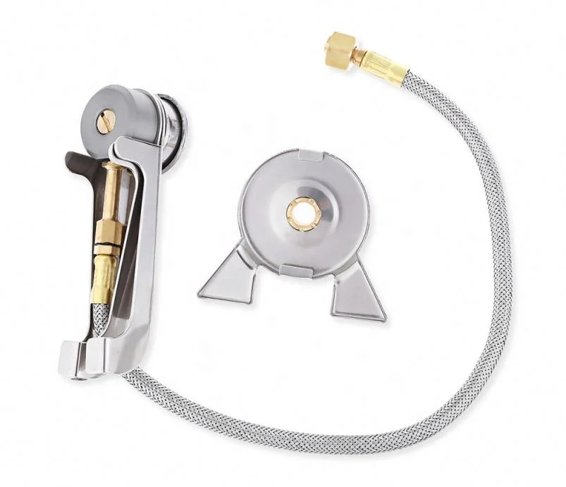 Outdoor Camping Cooking Connector Conversion Stove Head Adapter for Long Gas Tank, Silver
Outdoor Camping Cooking Connector Conversion Stove Head Adapter for Long Gas Tank, Silver