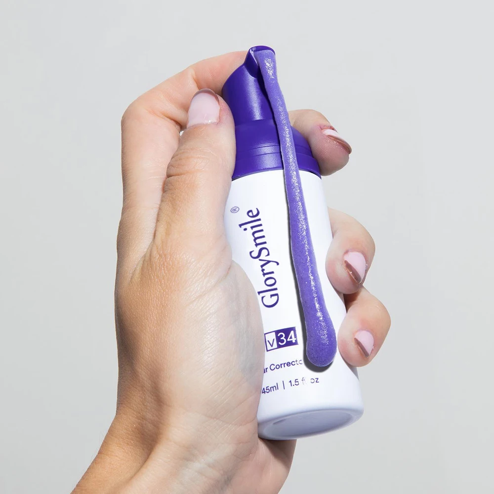 45ml Purple Teeth Color V34 Colour Corrector Teeth Whitening Mousse Foam, Purple color
45ml Purple Teeth Color V34 Colour Corrector Teeth Whitening Mousse Foam, Purple color
