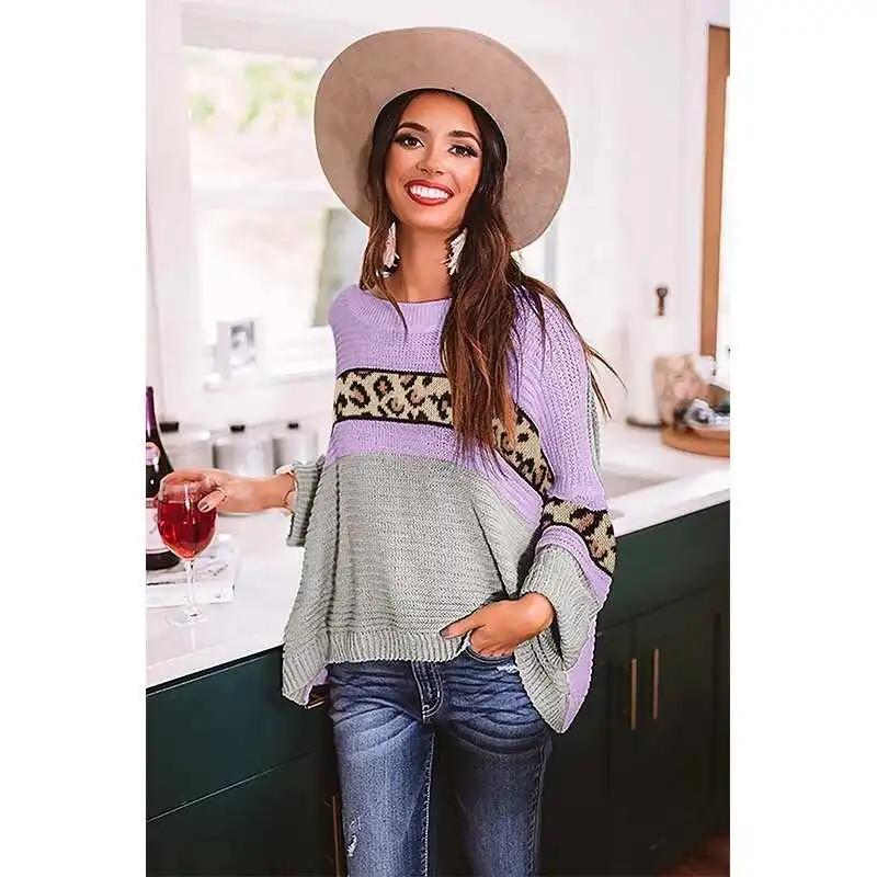 Woman Sweaters Clothes Leopard Long Sleeve Winter Blouses Loose Round Neck Top Sweaters For Women Fashion 2020
Woman Sweaters Clothes Leopard Long Sleeve Winter Blouses Loose Round Neck Top Sweaters For Women Fashion 2020