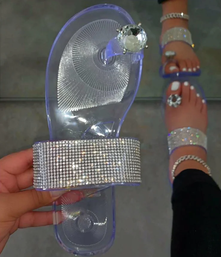 2020 New Rhinestone Jelly Sandals for Women Wholesale Diamond Open Toe Flats Women Summer Shoes, Black/transparent/jelly pink
2020 New Rhinestone Jelly Sandals for Women Wholesale Diamond Open Toe Flats Women Summer Shoes, Black/transparent/jelly pink