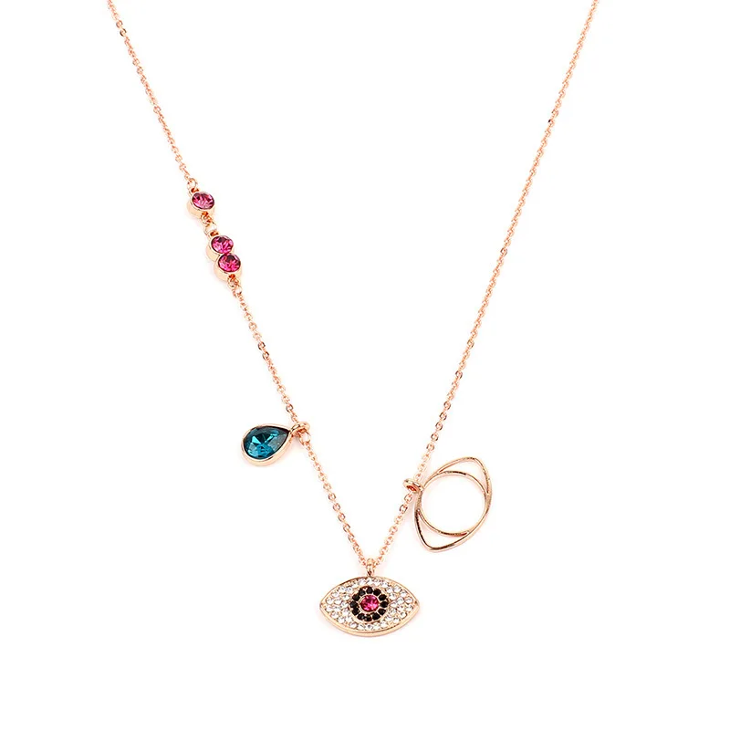 2021 Fashion Brass Pendant Necklace Damon Charm Jewelry Evil Eye Necklace Women, Rose gold
2021 Fashion Brass Pendant Necklace Damon Charm Jewelry Evil Eye Necklace Women, Rose gold