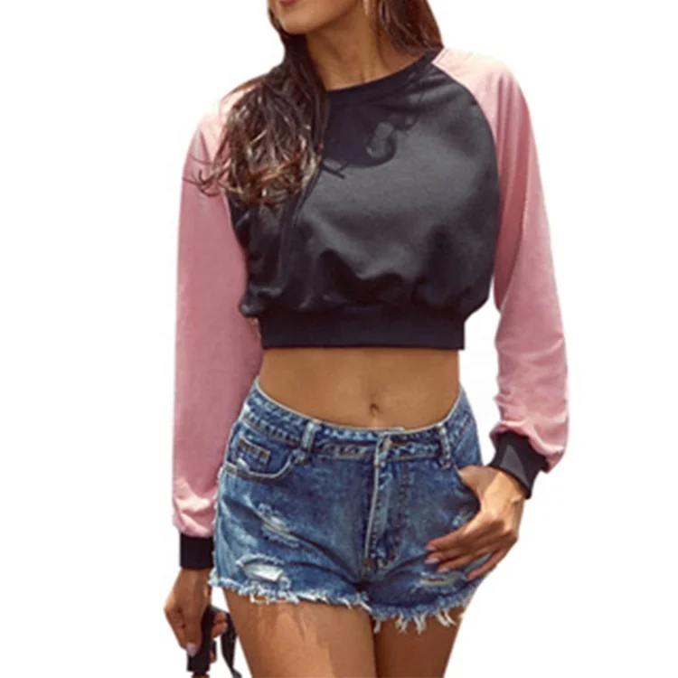 Women Casual Sports Crop Top Gym Top Fashion Contrast Color O Neck Long Sleeve Woven Short Plain Dyed Custom OEM ODM
Women Casual Sports Crop Top Gym Top Fashion Contrast Color O Neck Long Sleeve Woven Short Plain Dyed Custom OEM ODM