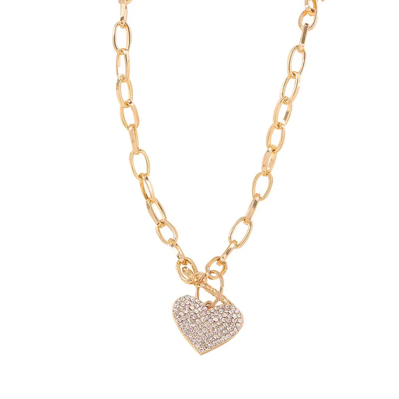 fashion jewelry 2021ladies 18k Gold plated chained Necklace Women Charm dainty initial diamond choker heart Pendant for Necklace, Yellow gold
fashion jewelry 2021ladies 18k Gold plated chained Necklace Women Charm dainty initial diamond choker heart Pendant for Necklace, Yellow gold