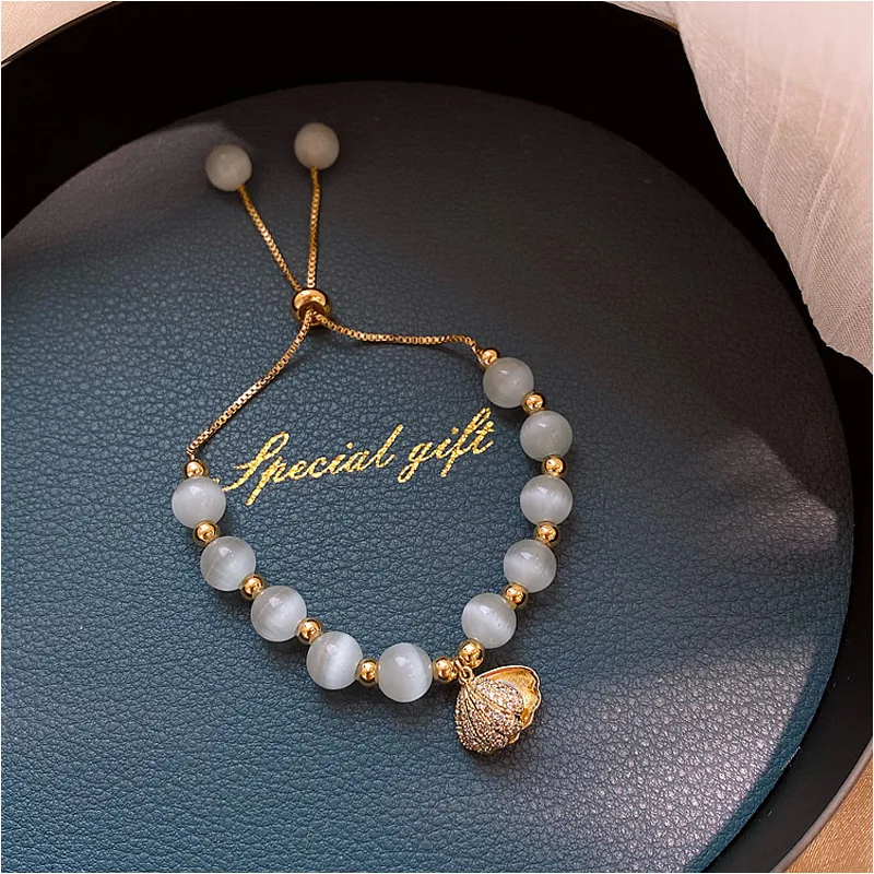 Vershal D074 New Arrival 18k Gold Plated Hot Sale Pearl Shell Cat's Eye Beaded Bracelet For Women
Vershal D074 New Arrival 18k Gold Plated Hot Sale Pearl Shell Cat's Eye Beaded Bracelet For Women