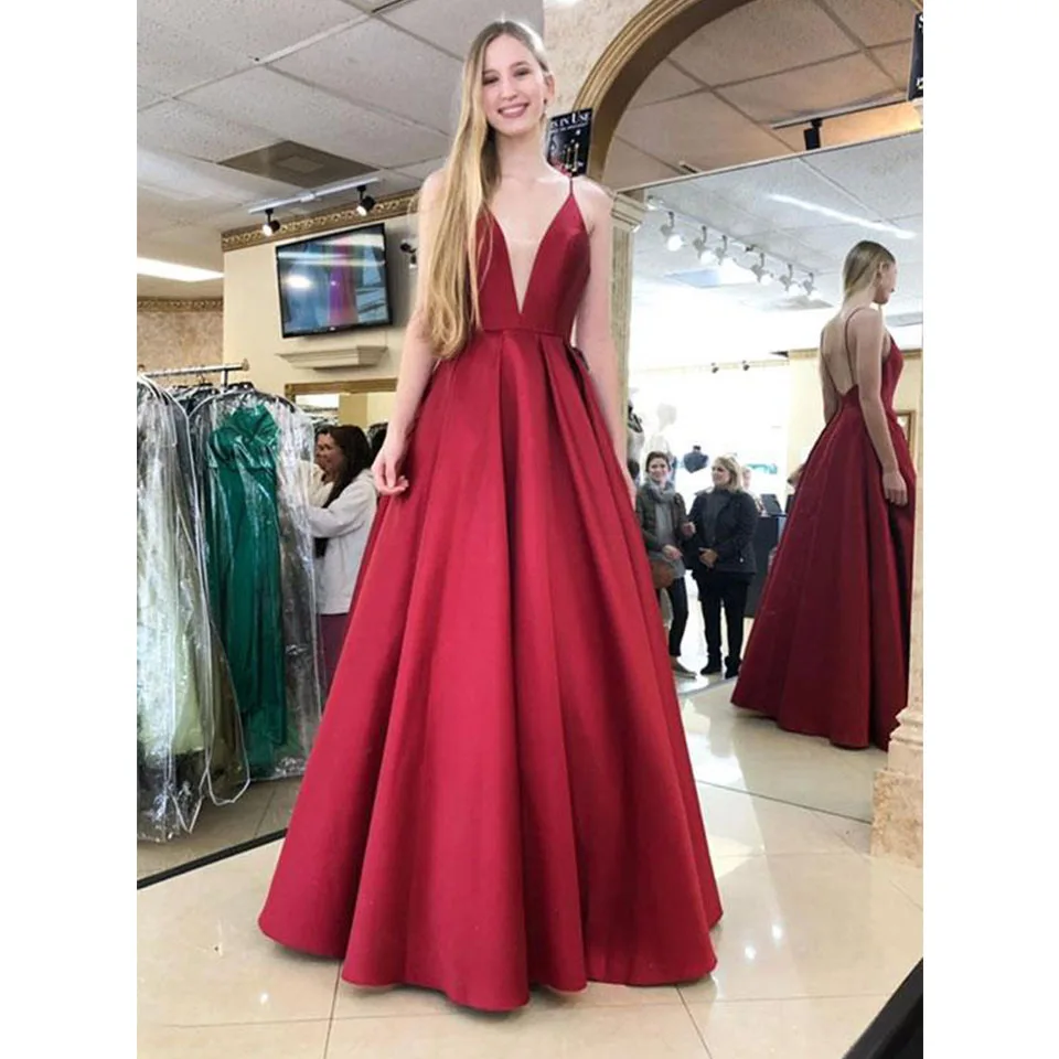 EV001 Illusion V-neck Prom Dress 2020 Spaghetti Strap Long Dress For Party Backless Floor Length A-line Formal Gown
EV001 Illusion V-neck Prom Dress 2020 Spaghetti Strap Long Dress For Party Backless Floor Length A-line Formal Gown