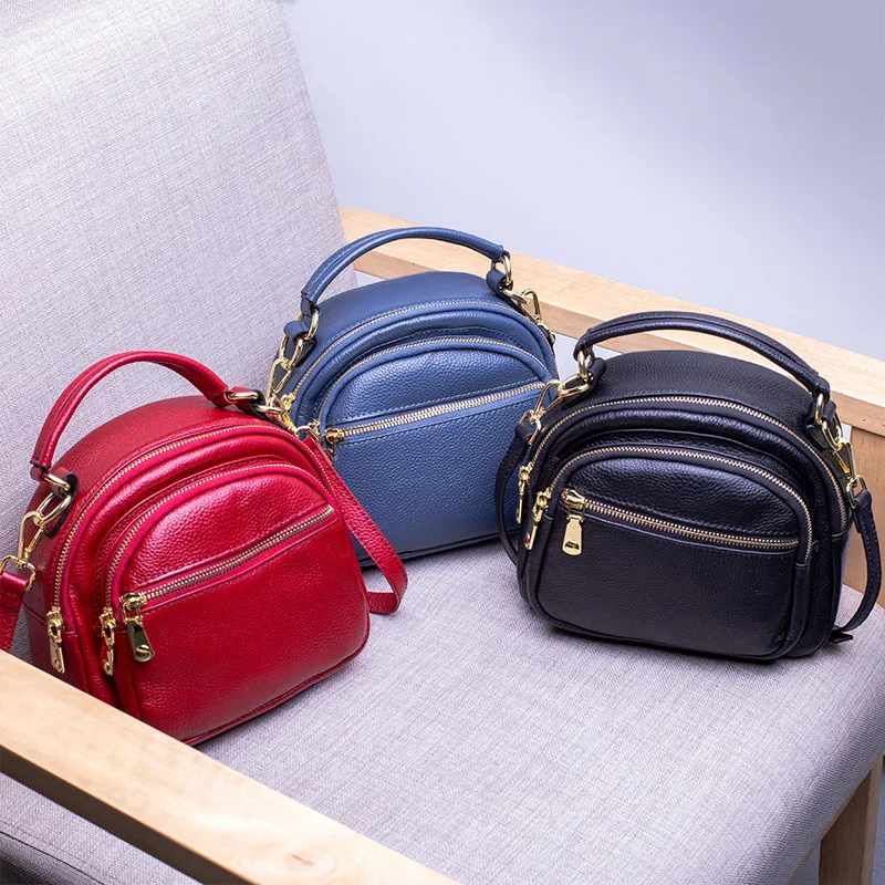 Multilayer small women shoulder bags 2021 new fashion simple genuine leather sling bag cowhide round bags
Multilayer small women shoulder bags 2021 new fashion simple genuine leather sling bag cowhide round bags