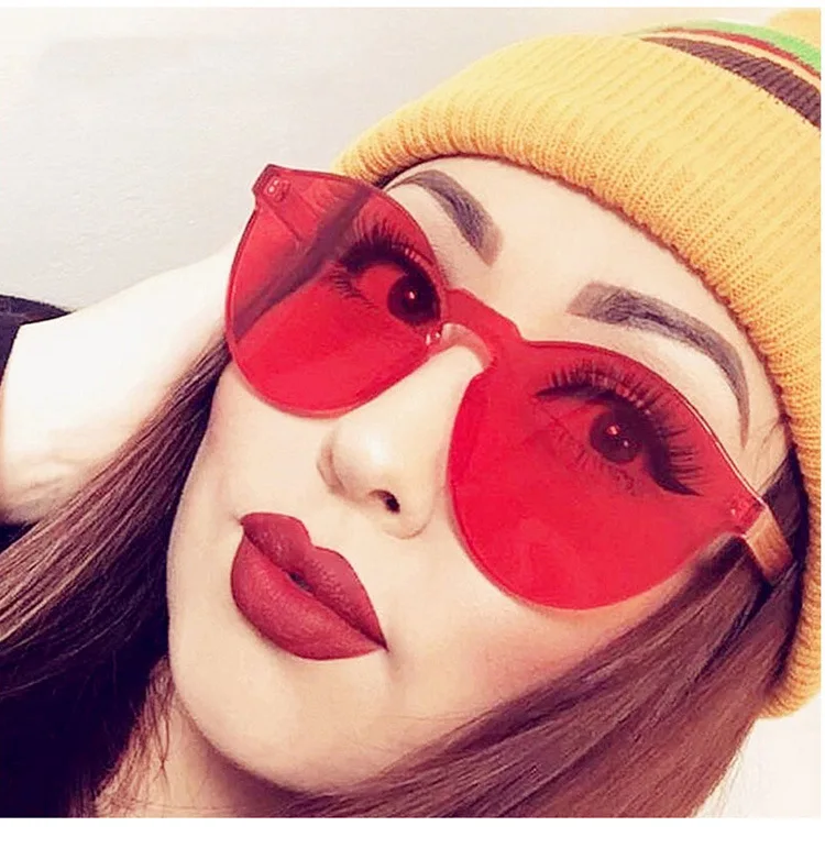 Wholesale Retro Color Lens Sun Glasses One-Piece Oval Red Sunglasses New Fashion Candy Color Sunglasses Unisex 2024
Wholesale Retro Color Lens Sun Glasses One-Piece Oval Red Sunglasses New Fashion Candy Color Sunglasses Unisex 2024