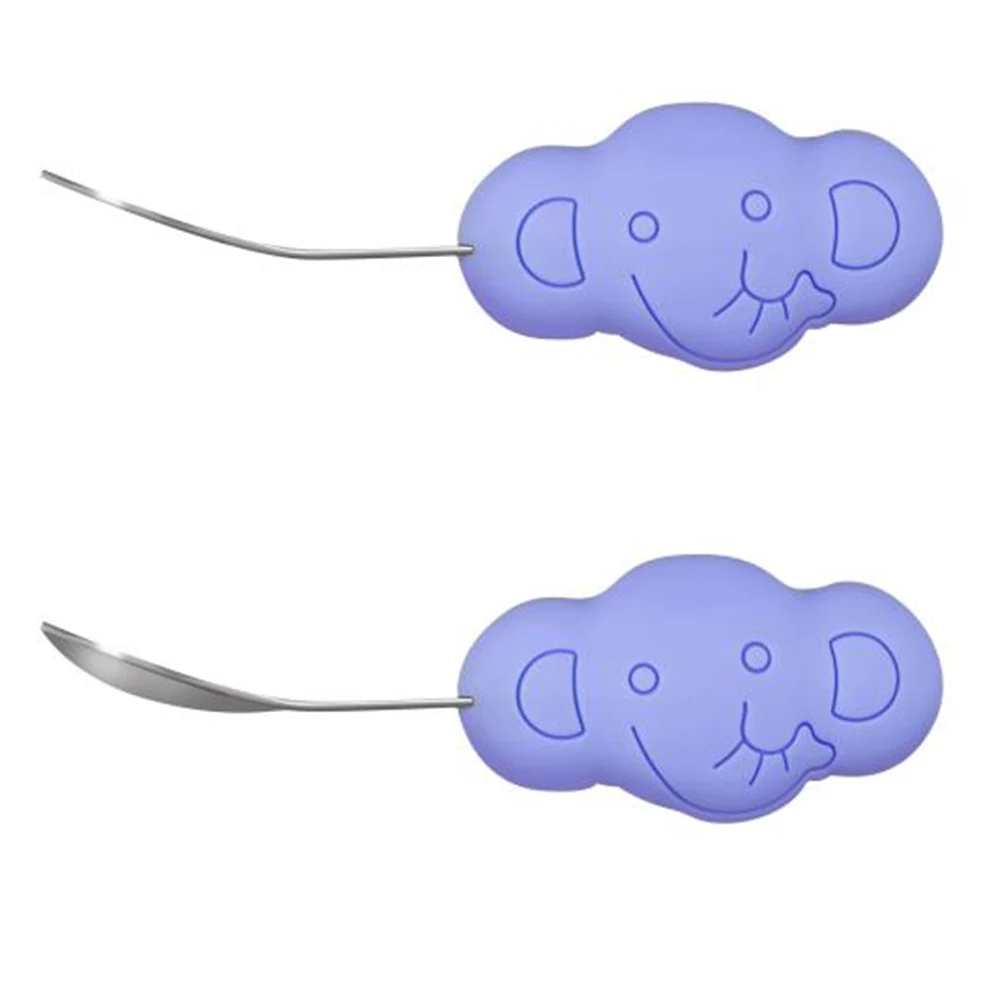 Hot Sale New Cartoon Elephant Shape Baby Stainless Steel Spoons Baby Tableware Set Spoon Fork, Blue
Hot Sale New Cartoon Elephant Shape Baby Stainless Steel Spoons Baby Tableware Set Spoon Fork, Blue