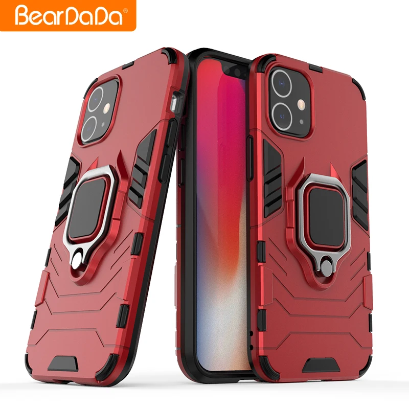 Shockproof Phone Case with Magnetic Car Mount Ring Kickstand Case for iPhone 12 Pro 6.1 Inches
Shockproof Phone Case with Magnetic Car Mount Ring Kickstand Case for iPhone 12 Pro 6.1 Inches