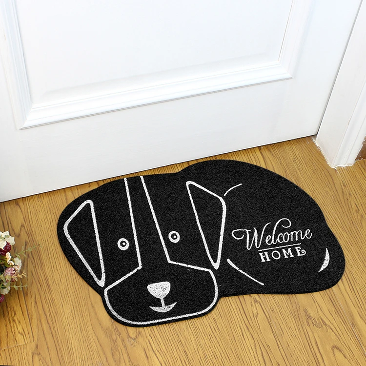 Dog PP door mat animal shaped non-slip kitchen Stepping bath mat, Black,brown(≥500,customizable)
Dog PP door mat animal shaped non-slip kitchen Stepping bath mat, Black,brown(≥500,customizable)