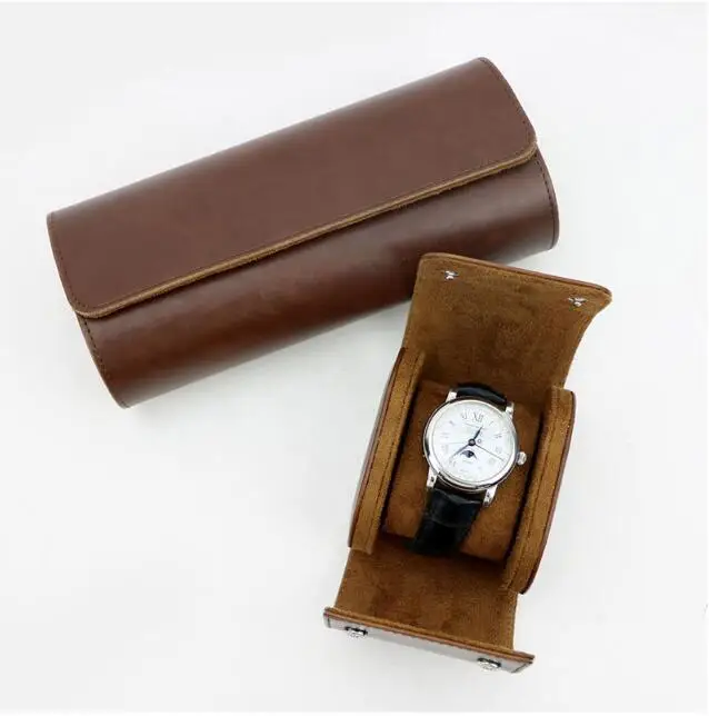 Hot saffiano leather travel case single watch roll box genuine leather/PU watch storage box for men, Taupe or customize
Hot saffiano leather travel case single watch roll box genuine leather/PU watch storage box for men, Taupe or customize