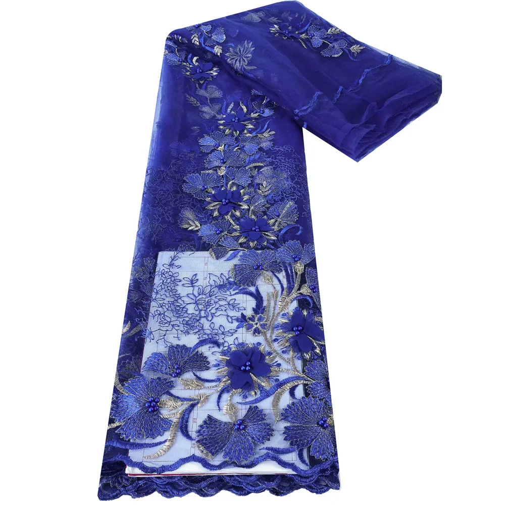 Beautifical 3d blue lace embroidered beads wedding nigerian gown french lace material ML26N139
Beautifical 3d blue lace embroidered beads wedding nigerian gown french lace material ML26N139