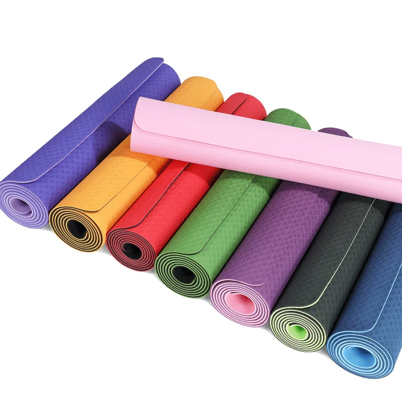Custom printed anti slip 6mm thick double layer eco-friendly tpe yoga mat, Customized color
Custom printed anti slip 6mm thick double layer eco-friendly tpe yoga mat, Customized color