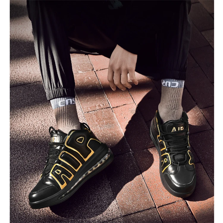 Fashion Trend Breathable Anti-slip Mens Trendy Quality Female Sport Shoes, White red/silver/black gold
Fashion Trend Breathable Anti-slip Mens Trendy Quality Female Sport Shoes, White red/silver/black gold