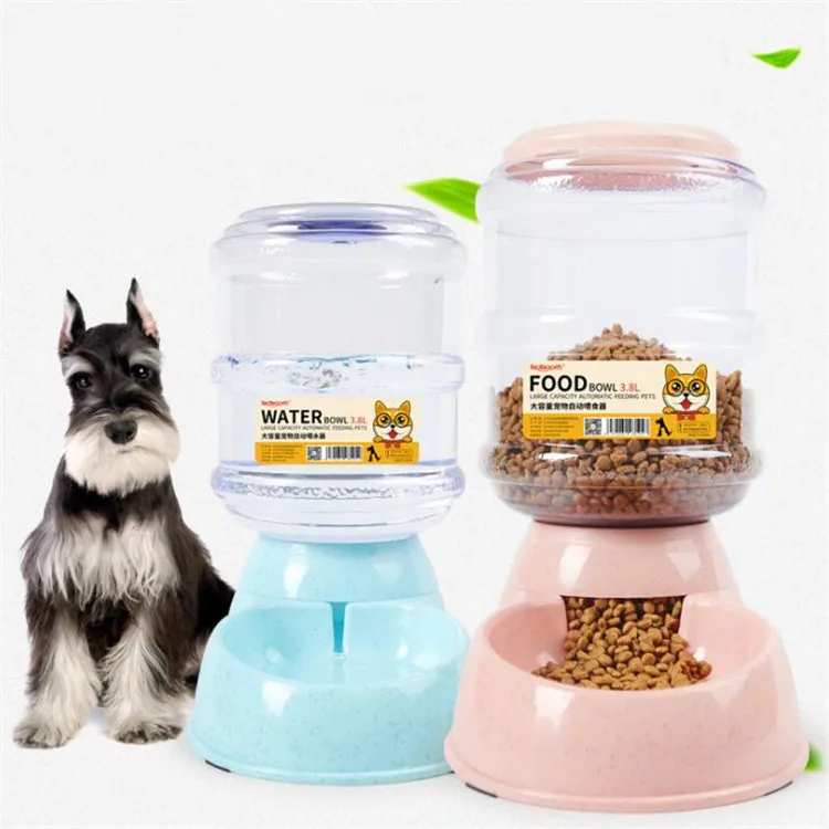 3.8L Large Pets Water Dispenser Food Bowl Plastic Automatic Feeders for Cats and Dogs, Gray/pink/green/blue
3.8L Large Pets Water Dispenser Food Bowl Plastic Automatic Feeders for Cats and Dogs, Gray/pink/green/blue