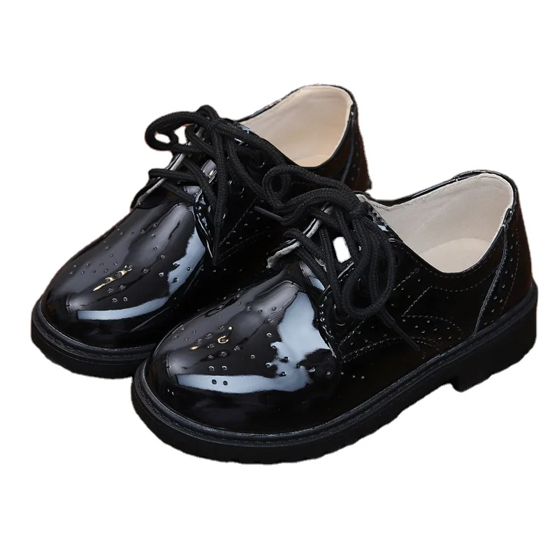 Boys' black shoes spring and autumn children's dress single shoes school performance shoes for children
Boys' black shoes spring and autumn children's dress single shoes school performance shoes for children