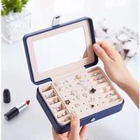 Leather Portable Jewelry Organizer, Travel Luxury Custom Gift Case Jewelry Packaging Storage Box
Leather Portable Jewelry Organizer, Travel Luxury Custom Gift Case Jewelry Packaging Storage Box