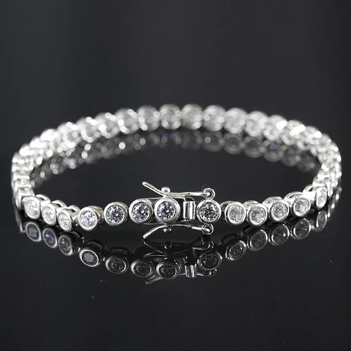 INS Creative 925 Silver Cubic Zircon Women Tennis Bracelets 2mm 3mm 4mm 18k White Gold Silver Jewelry
INS Creative 925 Silver Cubic Zircon Women Tennis Bracelets 2mm 3mm 4mm 18k White Gold Silver Jewelry