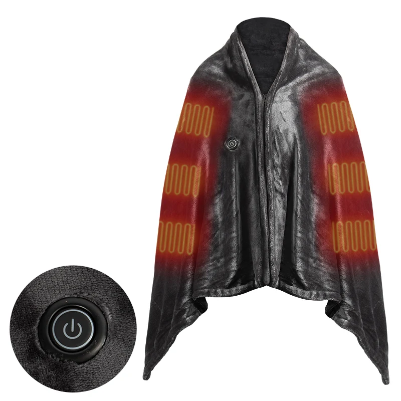 Wholesale Winter Heat Luxury Shawl Blanket Soft Plush Throw Usb Portable Electric Heated Blanket Coperta Riscaldata Usb
Wholesale Winter Heat Luxury Shawl Blanket Soft Plush Throw Usb Portable Electric Heated Blanket Coperta Riscaldata Usb