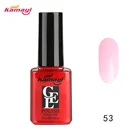 Kamayi gel nail base uv led light, Barbie Nude Pink Series 6 colors halo Nail Gel Polish