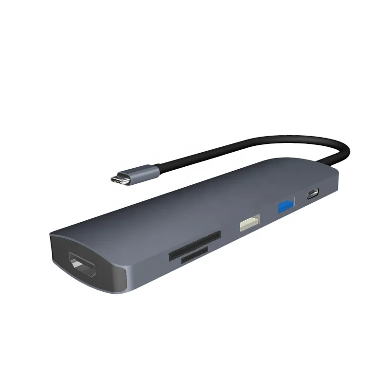 TV Charging Travel 6 Port In 1 USB C 3.0 Type-C Docking Station Micro USB Hub
TV Charging Travel 6 Port In 1 USB C 3.0 Type-C Docking Station Micro USB Hub