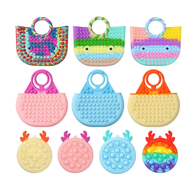 Dropship Designer Bubble Tote Fidget Handbags Cute Kids School Bag Push Pencil Case Popular Mini Bag Pop Its Purse, Solid color
Dropship Designer Bubble Tote Fidget Handbags Cute Kids School Bag Push Pencil Case Popular Mini Bag Pop Its Purse, Solid color