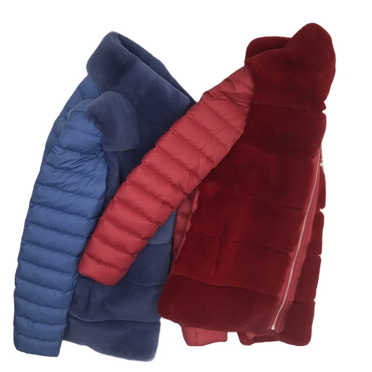 2020 Fashion Luxury Winter Plus Size Full Length Rex Rabbit Fur Filled Duck Down Coat For Women, Customized color
2020 Fashion Luxury Winter Plus Size Full Length Rex Rabbit Fur Filled Duck Down Coat For Women, Customized color