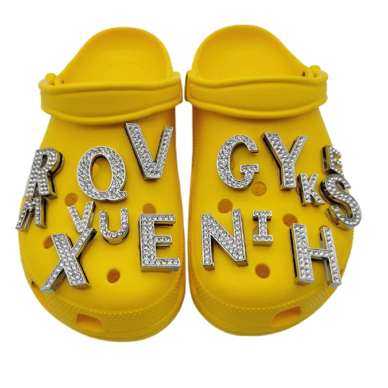 Flash Rhinestones Luxury Charms With 26 Luxury Sliver Color Letters Charms Shoes Accessories Shoes Croc Charms For Women, Optional
Flash Rhinestones Luxury Charms With 26 Luxury Sliver Color Letters Charms Shoes Accessories Shoes Croc Charms For Women, Optional