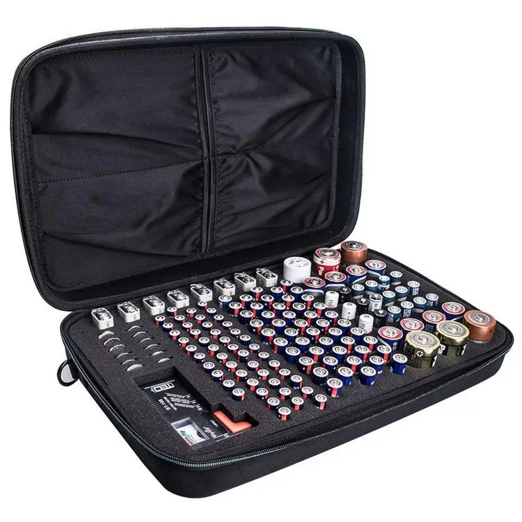 Portable Battery Organizer Storage Box Carrying Case Battery Holder with Battery Tester
Portable Battery Organizer Storage Box Carrying Case Battery Holder with Battery Tester