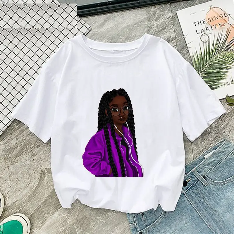 2021 New Design Cool Black Girl Print Female T-Shirt Harajuku T-Shirts For Women, Picture showed
2021 New Design Cool Black Girl Print Female T-Shirt Harajuku T-Shirts For Women, Picture showed