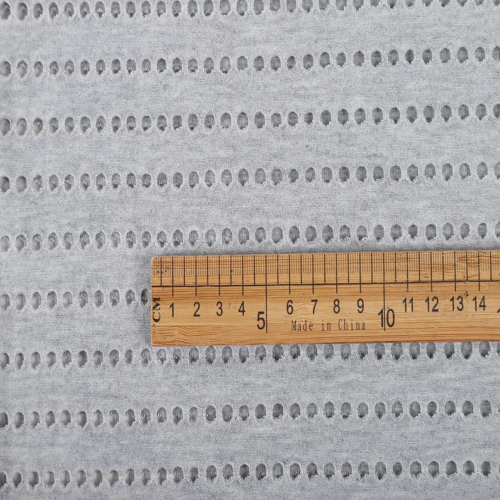 beach fabric polyester spandex mesh fabric hollowed out cover up mesh fabric for beach dress in summer