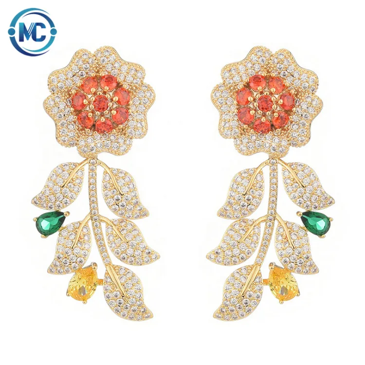2021 Bincho European And American Fashion And Luxury Flower Jewelry Micro Zircon S925 Silver Needle Sunflower Earrings Women, As picture
2021 Bincho European And American Fashion And Luxury Flower Jewelry Micro Zircon S925 Silver Needle Sunflower Earrings Women, As picture