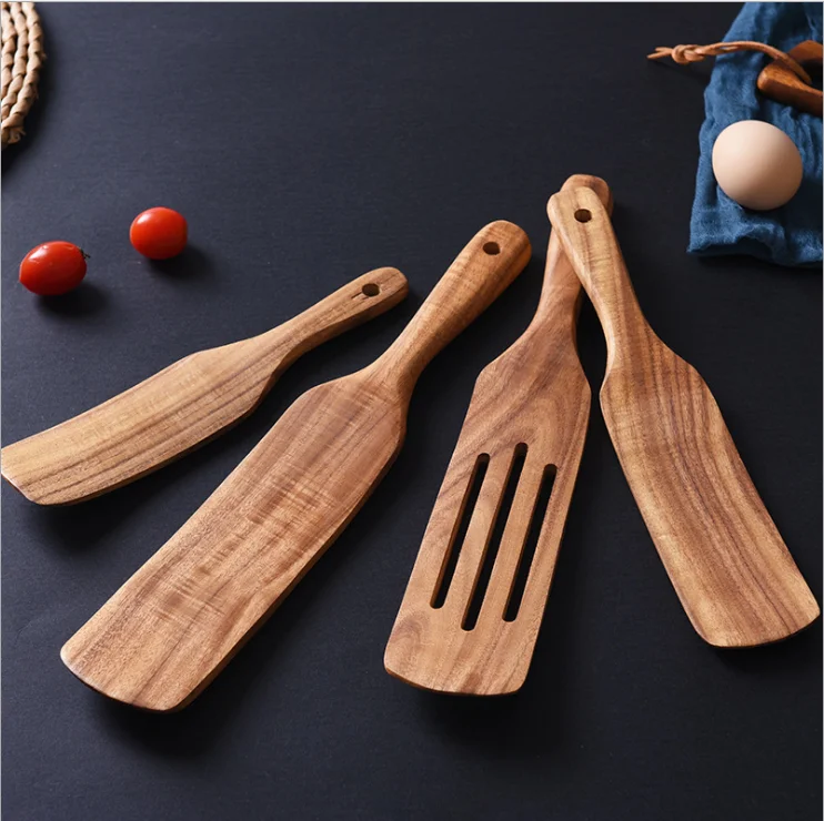 Custom Handmade Multi-use 4-piece Kitchen Utensils Spatula and Spoons Acacia Wood Spurtle Set, Tea
Custom Handmade Multi-use 4-piece Kitchen Utensils Spatula and Spoons Acacia Wood Spurtle Set, Tea