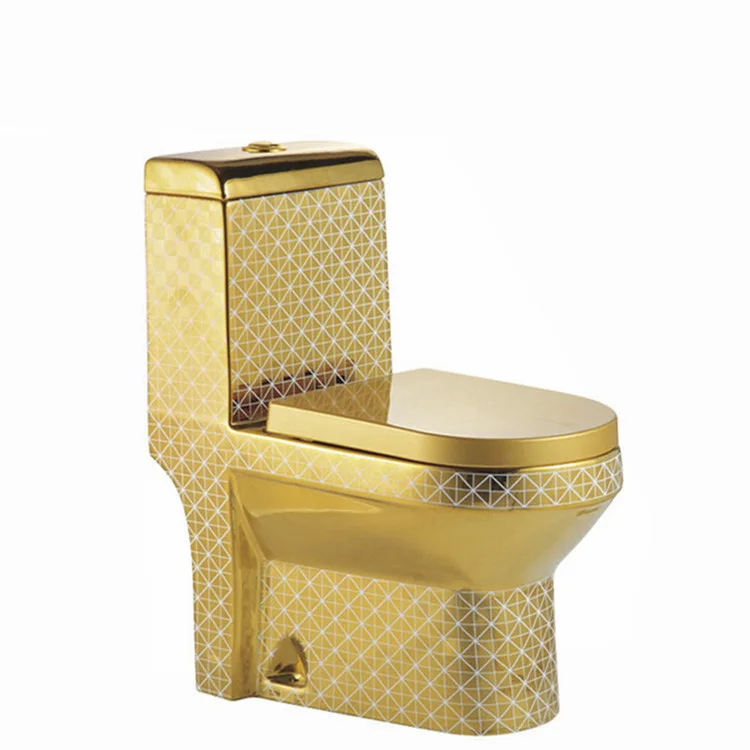 Bad wasser closet ein stück toiletten gold sanitär ware aus china