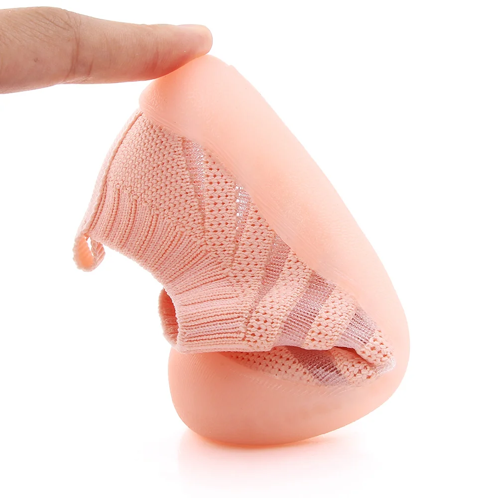 High Quality Baby Shoes Sole Newborn Shoes Design Rubber in Summer Knitting Boy Girl Kids Children EVA Sock OEM Solid Mesh D2448 details