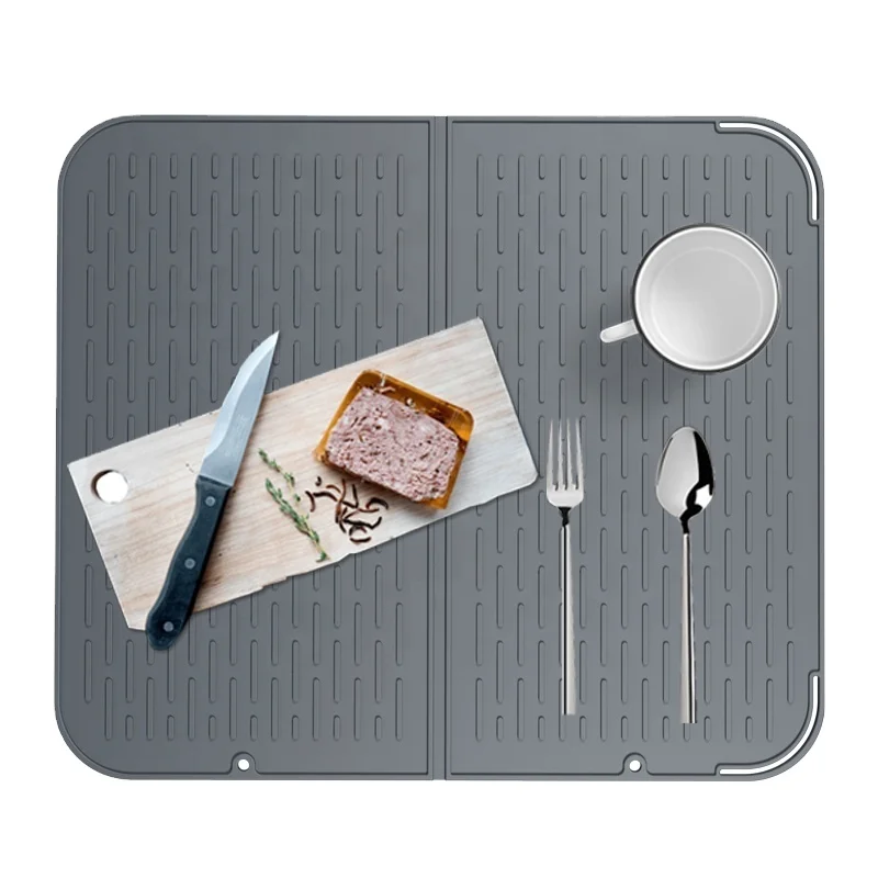 microfiber waterproof table mats sets With Deep Grooves Dry Faster Easy Letting The Water Out Silicone Kitchen Dish Drying Mat, Customized
microfiber waterproof table mats sets With Deep Grooves Dry Faster Easy Letting The Water Out Silicone Kitchen Dish Drying Mat, Customized