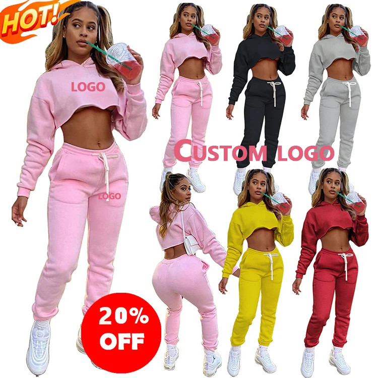 Fall 2021 Women Clothes With Hooded Plus Velvet Thick Leisure Sports wholesale Sweat Suits Suit Joggers Suits
Fall 2021 Women Clothes With Hooded Plus Velvet Thick Leisure Sports wholesale Sweat Suits Suit Joggers Suits