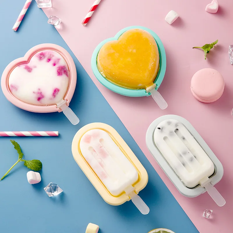 Ice Cream Mold With Lid Stick Household Heart-Shaped PP Cake Dessert Tools High Quality Cheap DIY Freeze Ice Cream Mould Box, Pink,green,yellow,grey
Ice Cream Mold With Lid Stick Household Heart-Shaped PP Cake Dessert Tools High Quality Cheap DIY Freeze Ice Cream Mould Box, Pink,green,yellow,grey