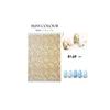 Professional Nail Art Supplier 2019 New Japanese Golden&Silver Long Strip Line Nail Sticker 3D Nail Art Decoration