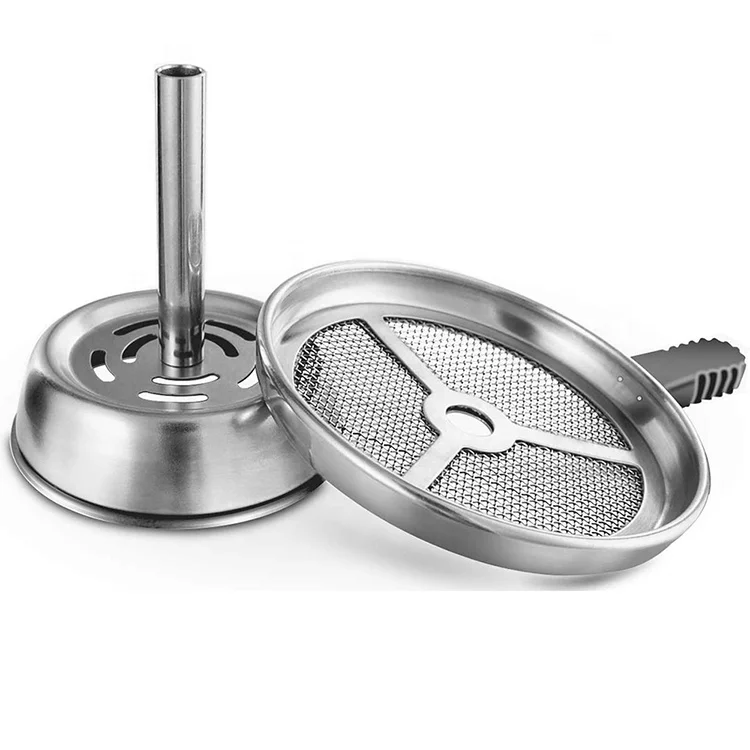 RTS Shisha Accessories Chimney Fireplace Attachment Stainless Steel Hookah Bowl Head Shisha Charcoal Holder with Silicone Handle
RTS Shisha Accessories Chimney Fireplace Attachment Stainless Steel Hookah Bowl Head Shisha Charcoal Holder with Silicone Handle